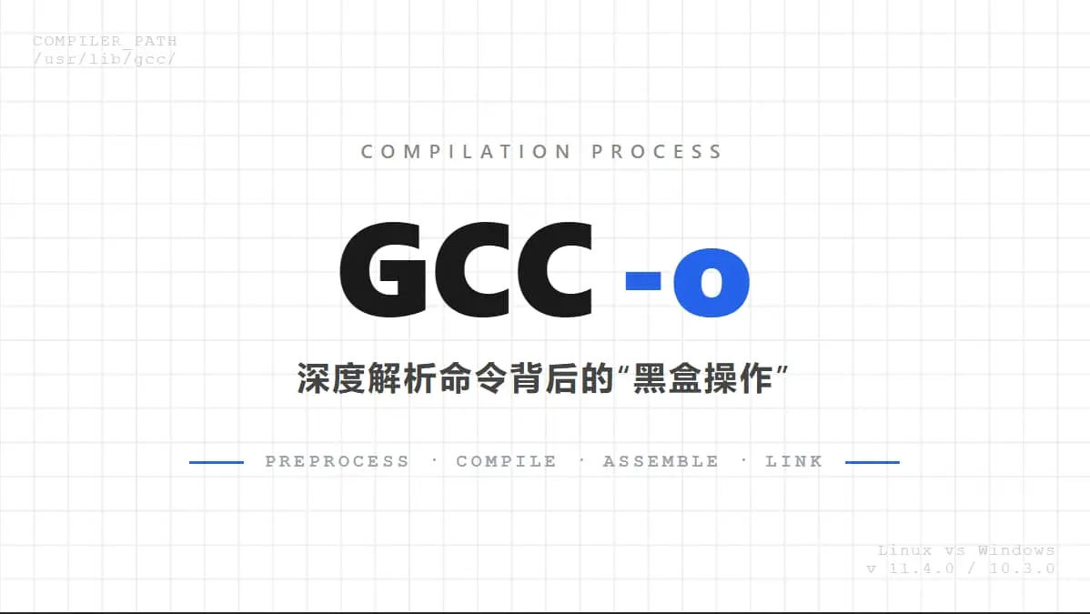 水一篇:gcc -o在干什么